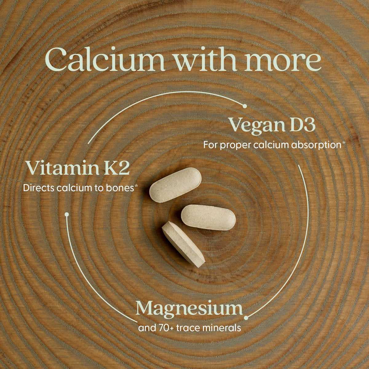 New Chapter Calcium Supplement - Bone Strength Plant-Based USDA Organic Calcium with Magnesium, Vitamin D3+K2, for Bone Health & Joint Mobility, Heart Support - OmniHealth US