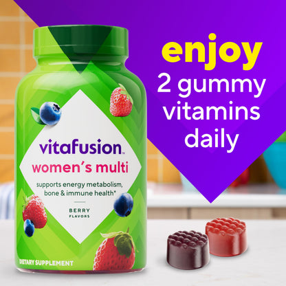 Vitafusion Adult Gummy Vitamins for Women, 120 Count - OmniHealth US