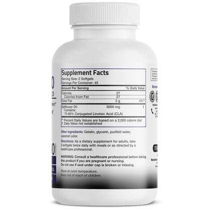 Bronson CLA 3000 Extra High Potency Supports Healthy Weight Managem