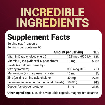 Dr. Berg Zinc 30mg Enhanced with Magnesium, Vitamin D3, Selenium, & Copper - Zinc Supplements for Men & Women - Chelated Zinc for Immune, Skin - OmniHealth US