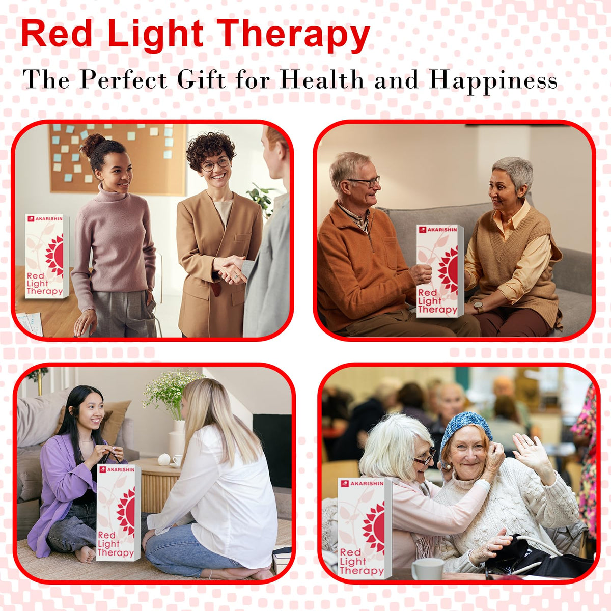 Akarishin Red Light Therapy Lamp- 660nm Red Light,850nm & 940nm Infrared Light Therapy AkarishinBuy Supplements Australia