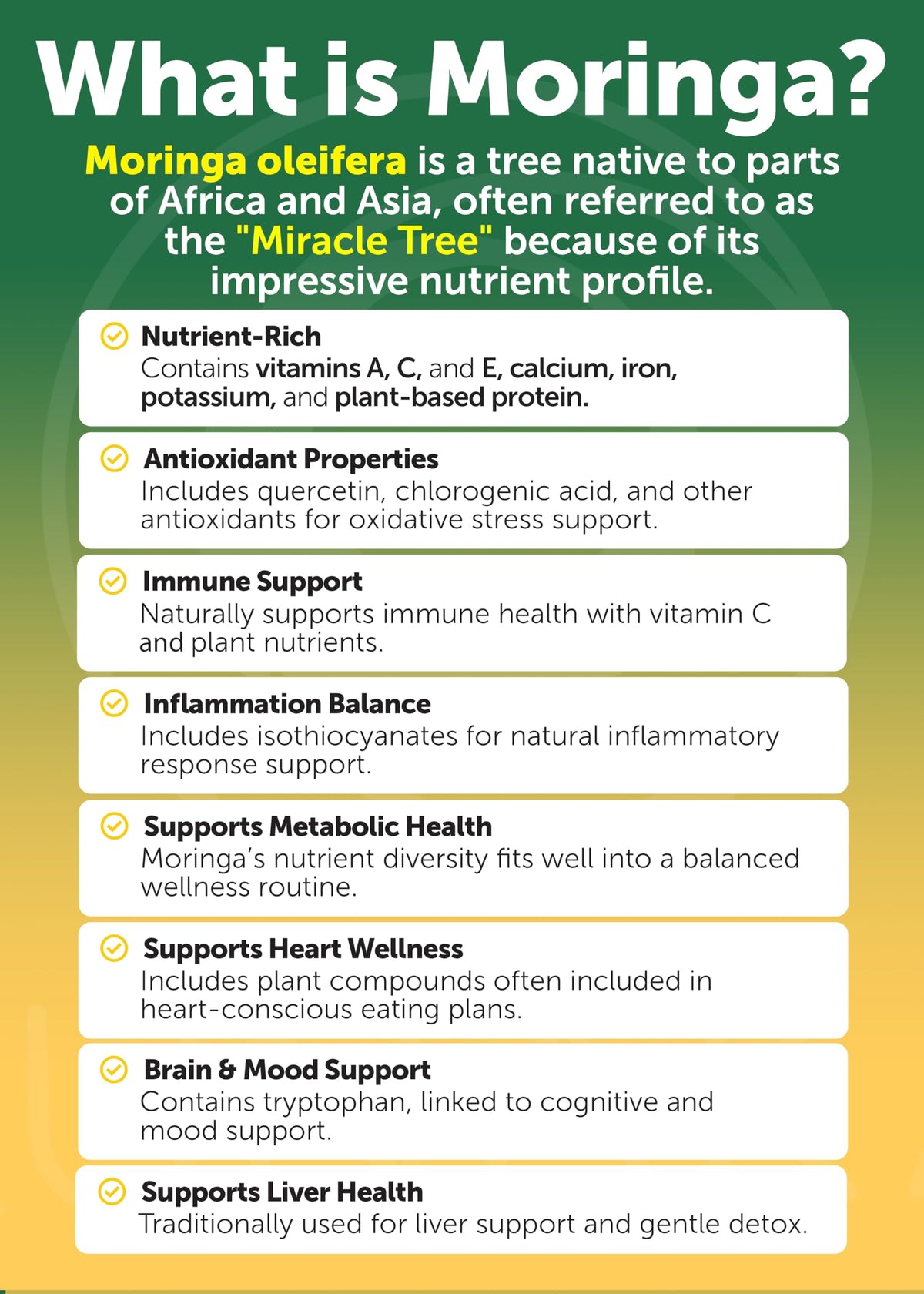 Lunakai USA Made Pure Moringa Capsules – Advanced Moringa Leaf Extract Supplement with Ashwagandha, Boswellia - OmniHealth US