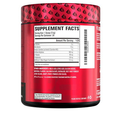 Jacked Factory NITROSURGE Shred Pre Workout Supplement - Energy Booster, Instant Strength Gains, Sharp Focus, Powerful Pumps - Nitric Oxide Booster & PreWorkout Powder - OmniHealth US