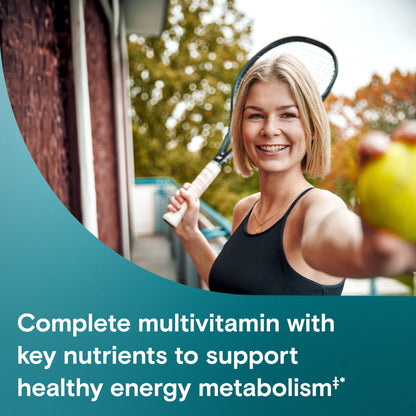 One A Day Women's Active Metabolism Daily Essential, Multivitamin for Women, Metabolism Support, Vitamins for Women with All 8 B-Vitamins - OmniHealth US