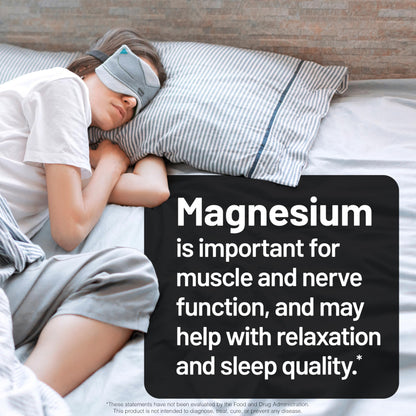 NatureWise Magnesium Glycinate 625 mg - High Absorption Chelated Magnesium Glycinate for Sleep, Relaxation, Muscle & Bones* - OmniHealth US