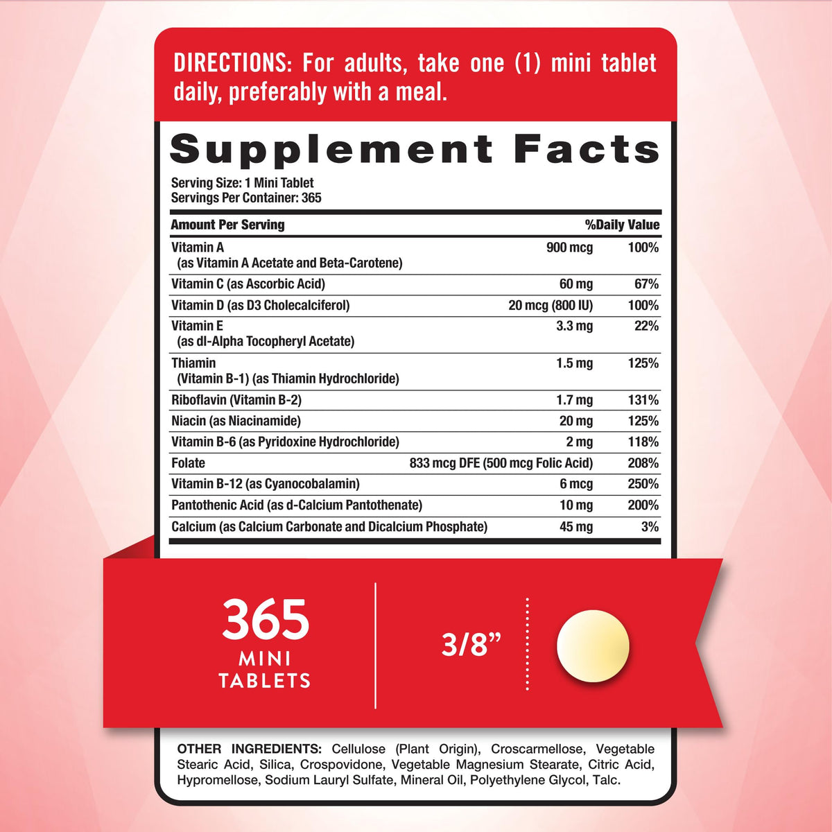 Nature's Truth One Daily Multivitamin for Men and Women | 365 Mini Tablets | Non-GMO & Gluten Free Supplement Nature's TruthBuy Supplements Australia