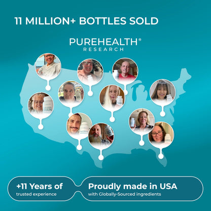PUREHEALTH Research Improbiome - Prebiotic Fiber - Natural Support for Healthy Gut Prebiotics - Digestive Nutritional Supplements - with Jerusalem Artichoke, OmniHealth US