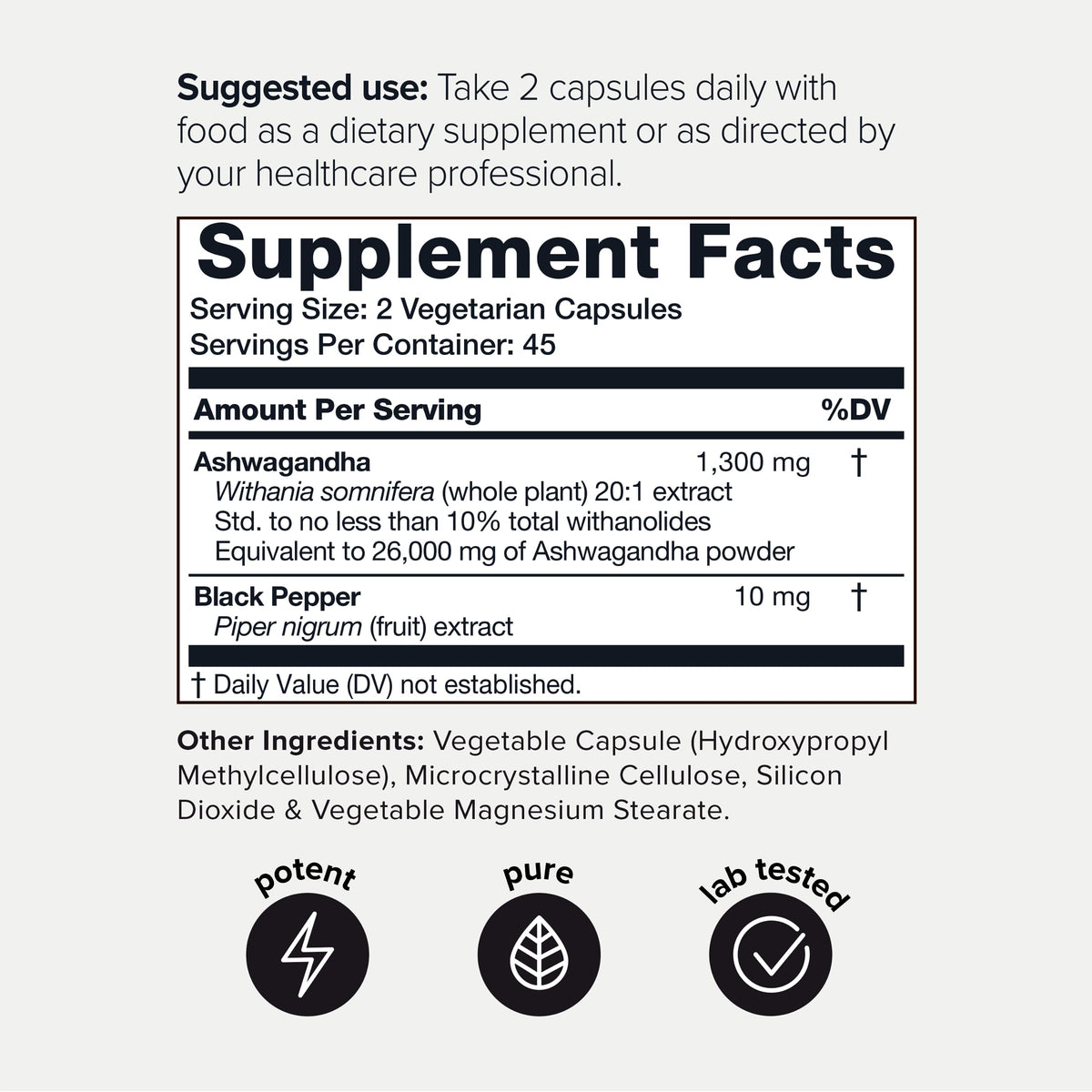 Toniiq 26,000mg 20x Concentrated Extract - 10% Withanolides - Ultra High Strength ToniiqBuy Supplements Australia