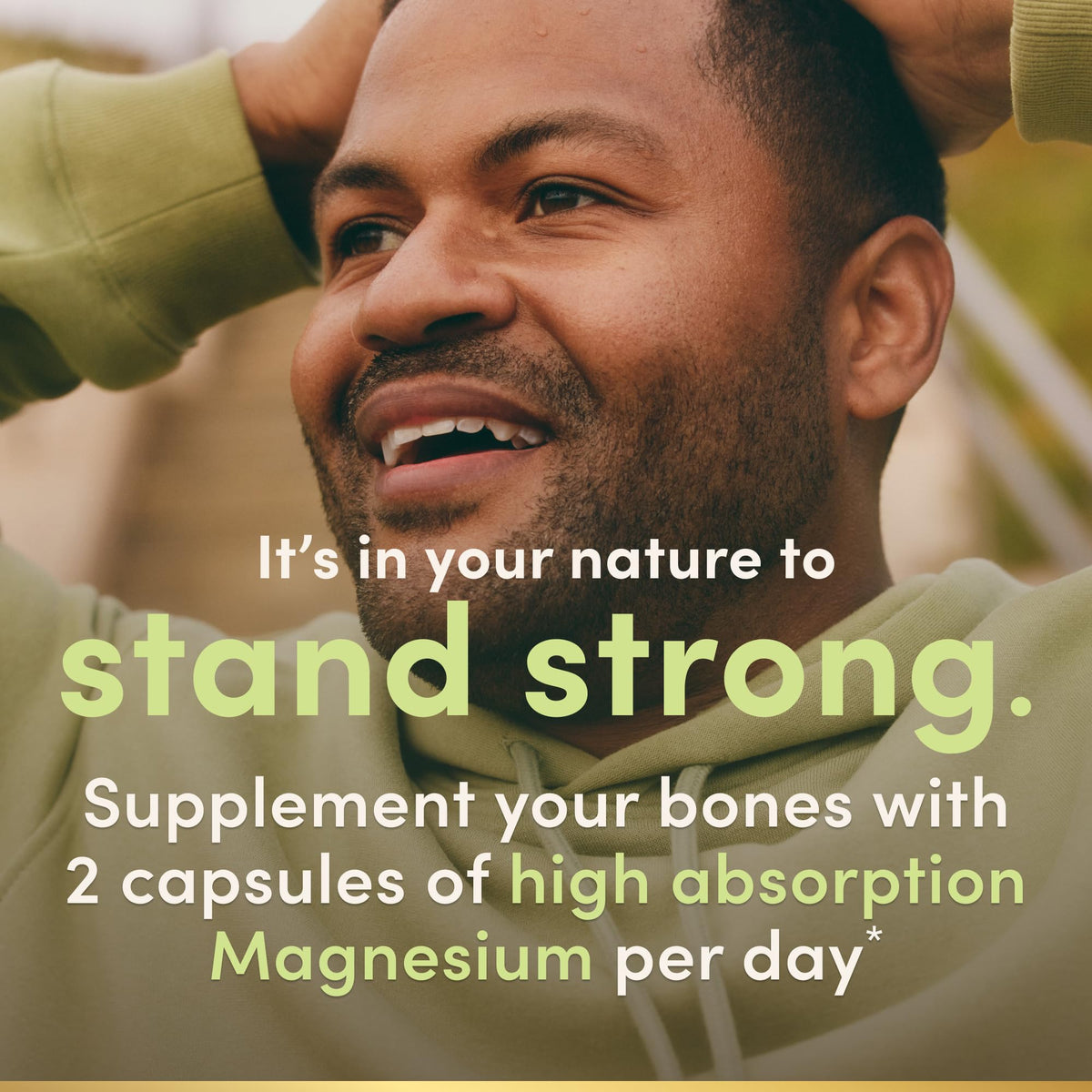 Nature’s Bounty High Absorption Magnesium Glycinate 240 mg for Supporting Muscle Relaxation and Bone, Heart & Nerve Health – Non-GMO, Gluten-Free, Vegetarian, 120 Count/60 Servings - OmniHealth US