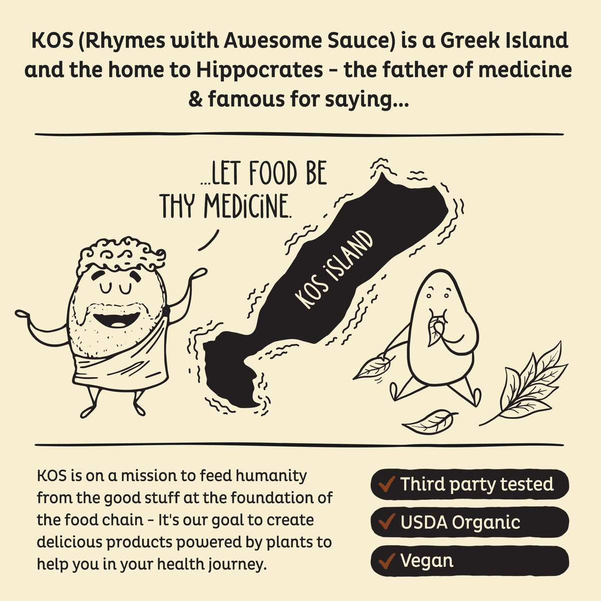 KOS Vegan Protein Powder Erythritol Free, Vanilla USDA Organic - Pea Protein Blend, Plant Based Superfood Rich in Vitamins & Minerals - Keto, Dairy Free - Meal Replacement for Women & Men, 28 Servings - OmniHealth US