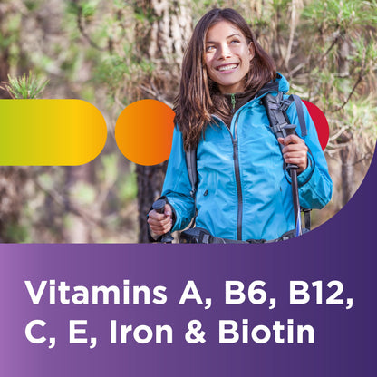 Centrum Multivitamin for Women, Multimineral Supplement with Iron, Vitamin D3, B Vitamins and Antioxidant Vitamins C and E, Gluten Free - OmniHealth US