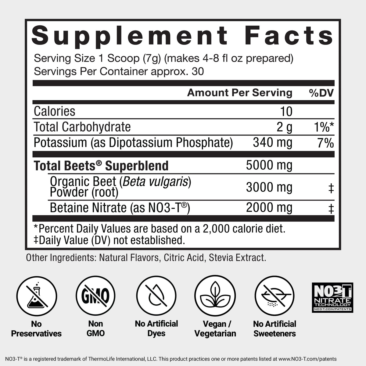 Force Factor Total Beets Drink Mix Superfood Powder with Nitrates to Support Circulation, Blood Flow, Nitric Oxide, Energy, Endurance, and Stamina - OmniHealth US