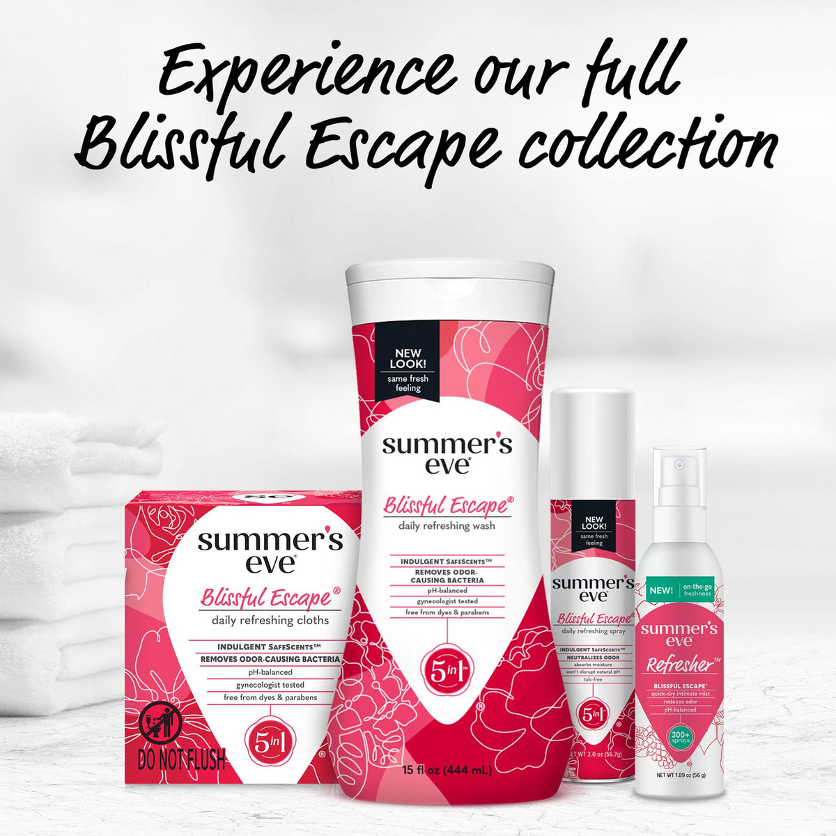Summer's Eve Blissful Escape Daily Refreshing Feminine Spray, 2 oz, 3 Pack Summer's EveBuy Supplements Australia