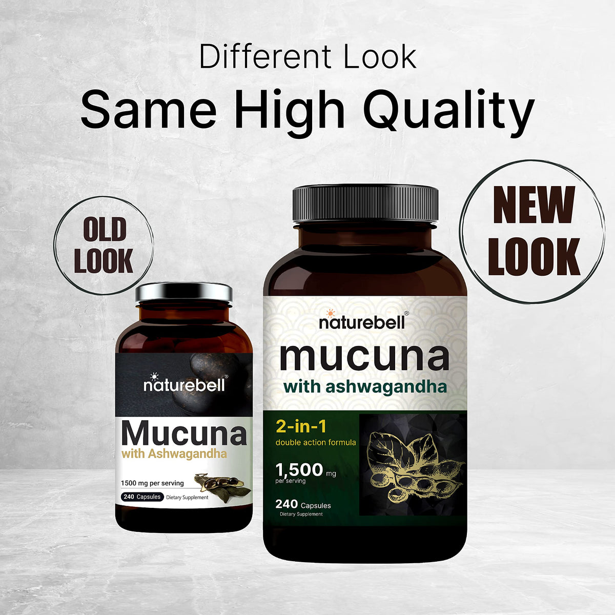 2 Pack NatureBell Mucuna Pruriens Capsules, 1500mg Per Serving, Made with Mucuna NatureBellBuy Supplements Australia