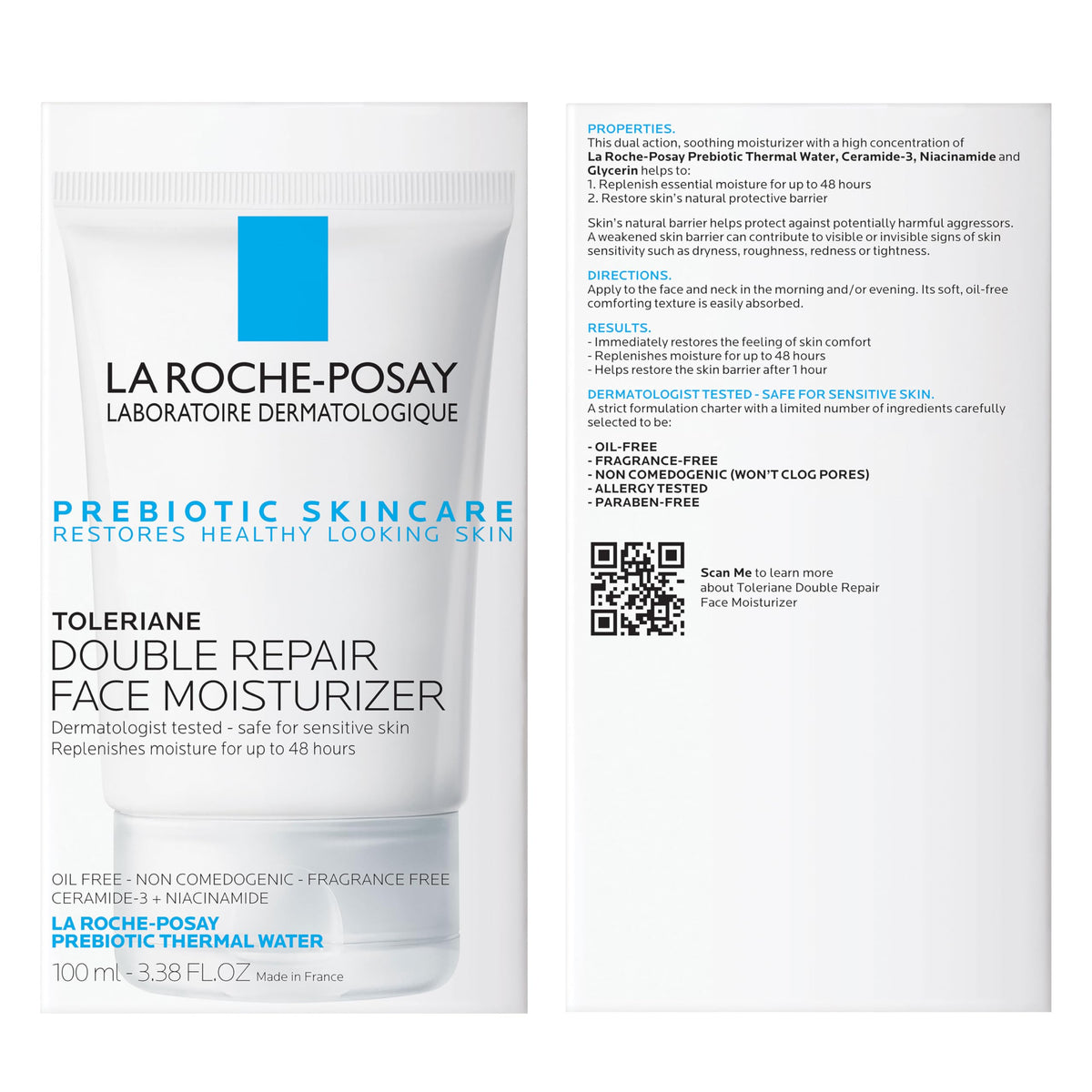 La Roche-Posay Toleriane Double Repair Face Moisturizer, Daily Moisturizer Face Cream - OmniHealth US