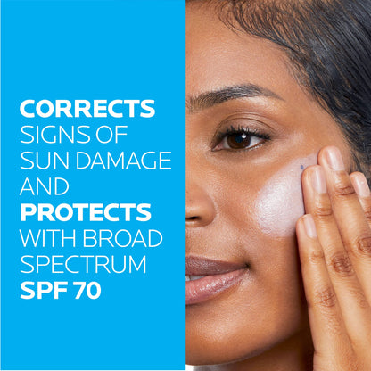 La Roche-Posay Anthelios UV Correct Sunscreen Moisturizer SPF 70, Daily Anti-Aging Face Moisturizer with Niacinamide - OmniHealth US