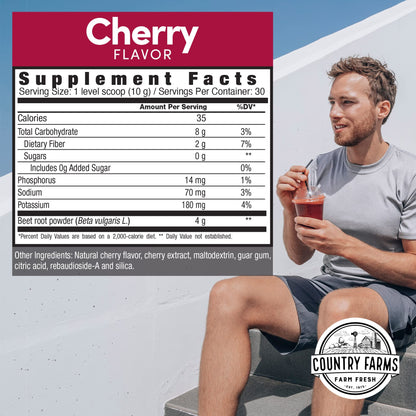 Country Farms Bountiful Beets, Wholefood Beet Extract Superfood, Helps Support Healthy Circulation and Promote Energy - OmniHealth US