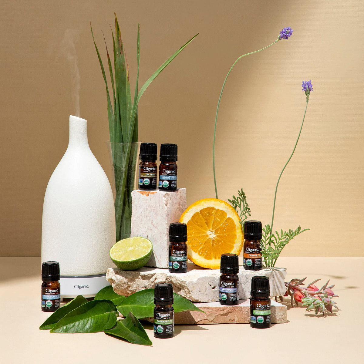 Cliganic Organic Peppermint Essential Oil - 100% Pure Natural for Aromatherapy Diffuser CliganicBuy Supplements Australia