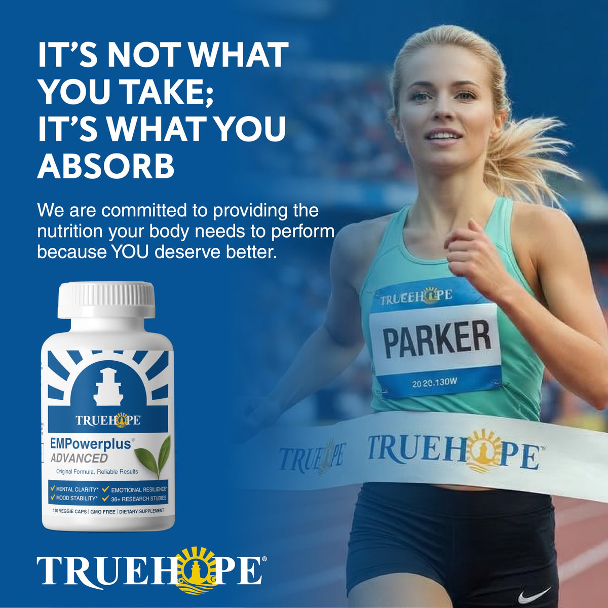 Truehope EMPowerplus Advanced Multivitamin for Women & Men - Broad-Spectrum Multivitamins & Chelated Minerals | 1000% Better Absorption - OmniHealth US