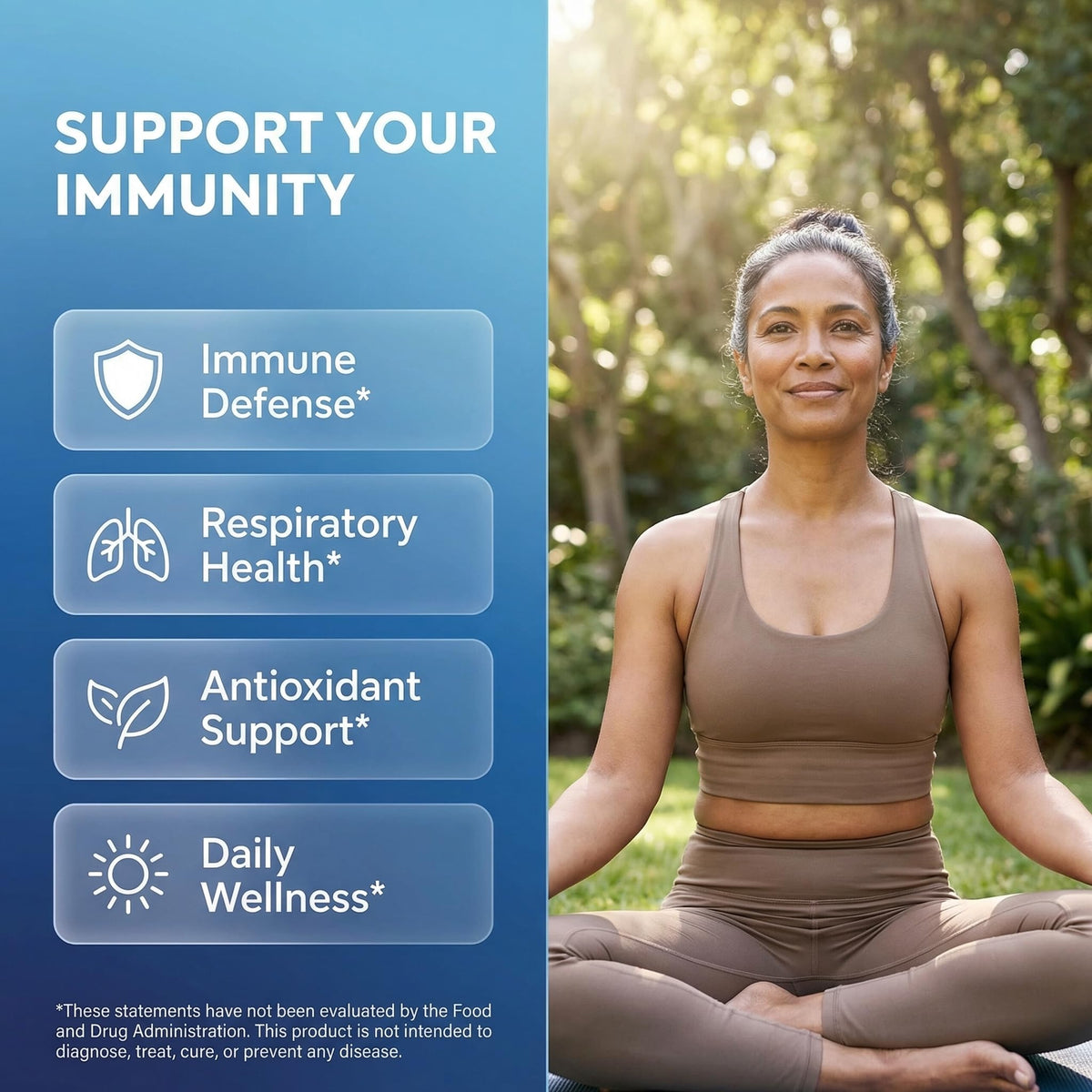 Clean Nutraceuticals Immune Defense Support Supplement 8 in 1 with Zinc 50mg Quercetin, VIT C 1000mg, Vitamin D3 5000 IU, Elderberry, Ginger - OmniHealth US