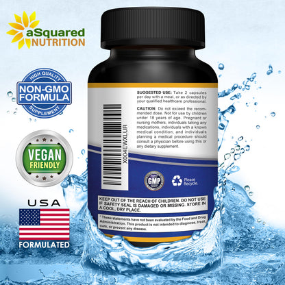 Magnesium Glycinate 1000mg with Vitamin D3 & B6-500mg per Capsule - Pure Elemental Mag Supplement Complex for Sleep, Muscle, Bone Health - OmniHealth US