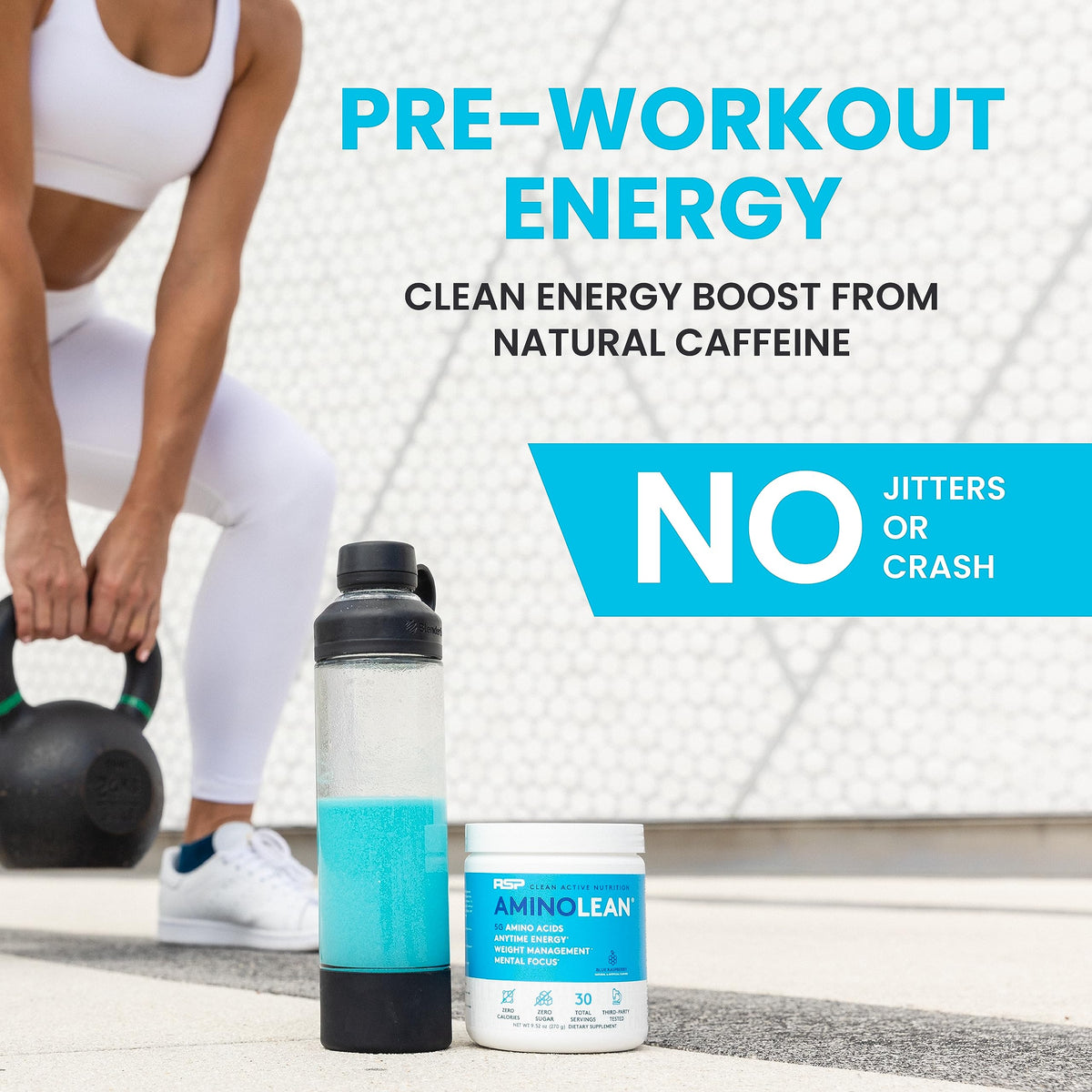 RSP NUTRITION AminoLean Pre Workout Powder, Amino Energy & Weight Management with Vegan BCAA Amino Acids, Natural Caffeine, Preworkout Boost for Men & Women, 30 Serv, Pink Lemonade… - OmniHealth US
