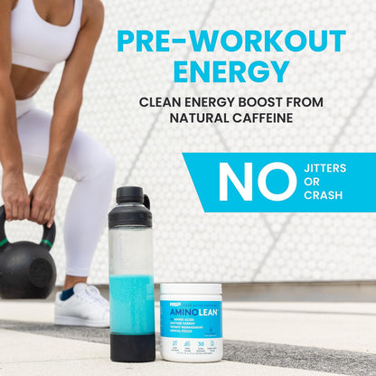 RSP NUTRITION AminoLean Pre Workout Powder, Amino Energy & Weight Management with Vegan BCAA Amino Acids, Natural Caffeine, Preworkout Boost for Men & Women, 30 Serv, Pink Lemonade… - OmniHealth US