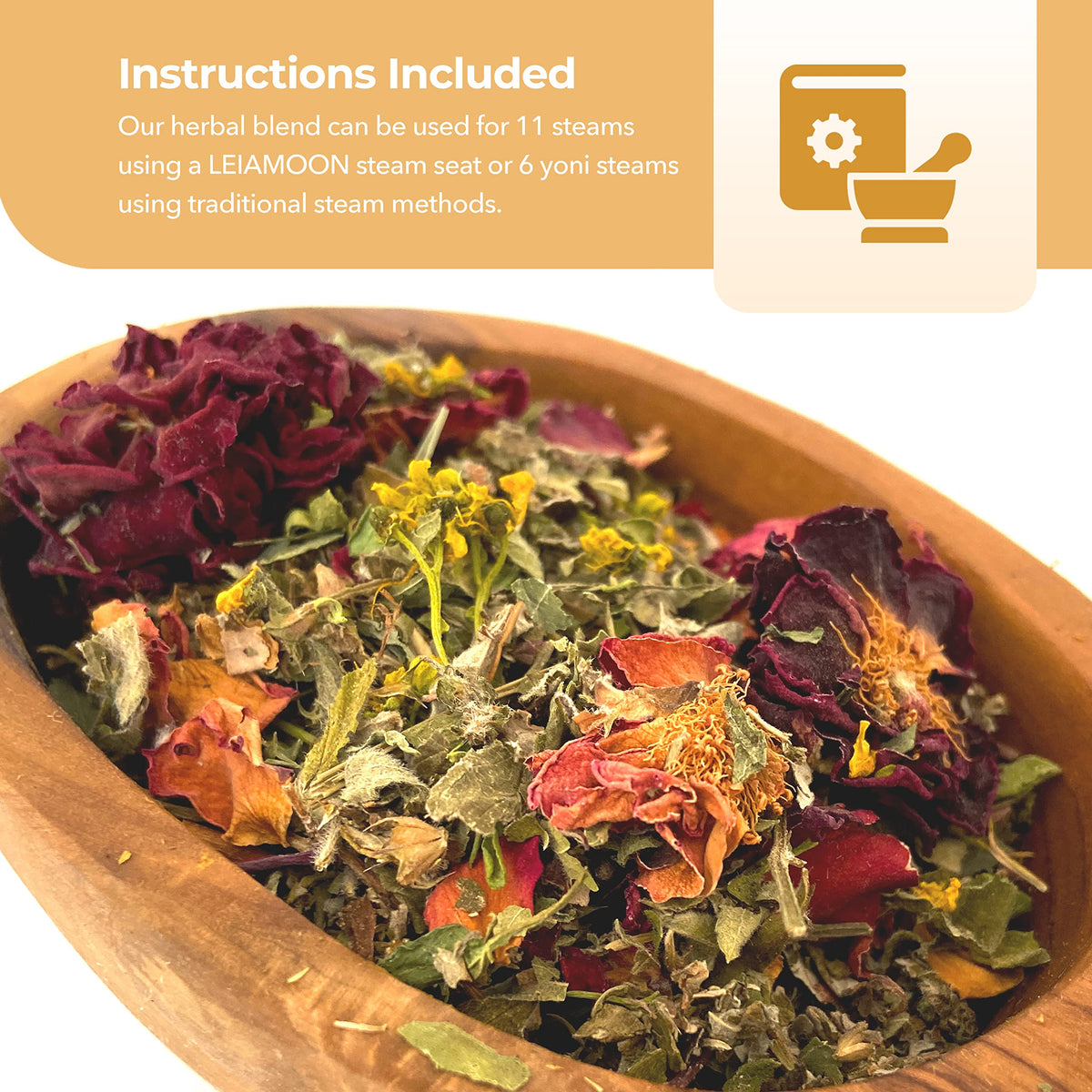 Yoni Steam Herbs Creativity Blend, Receptivity & Fertility Yoni Herbs for Cleansing and Toning LeiamoonBuy Supplements Australia
