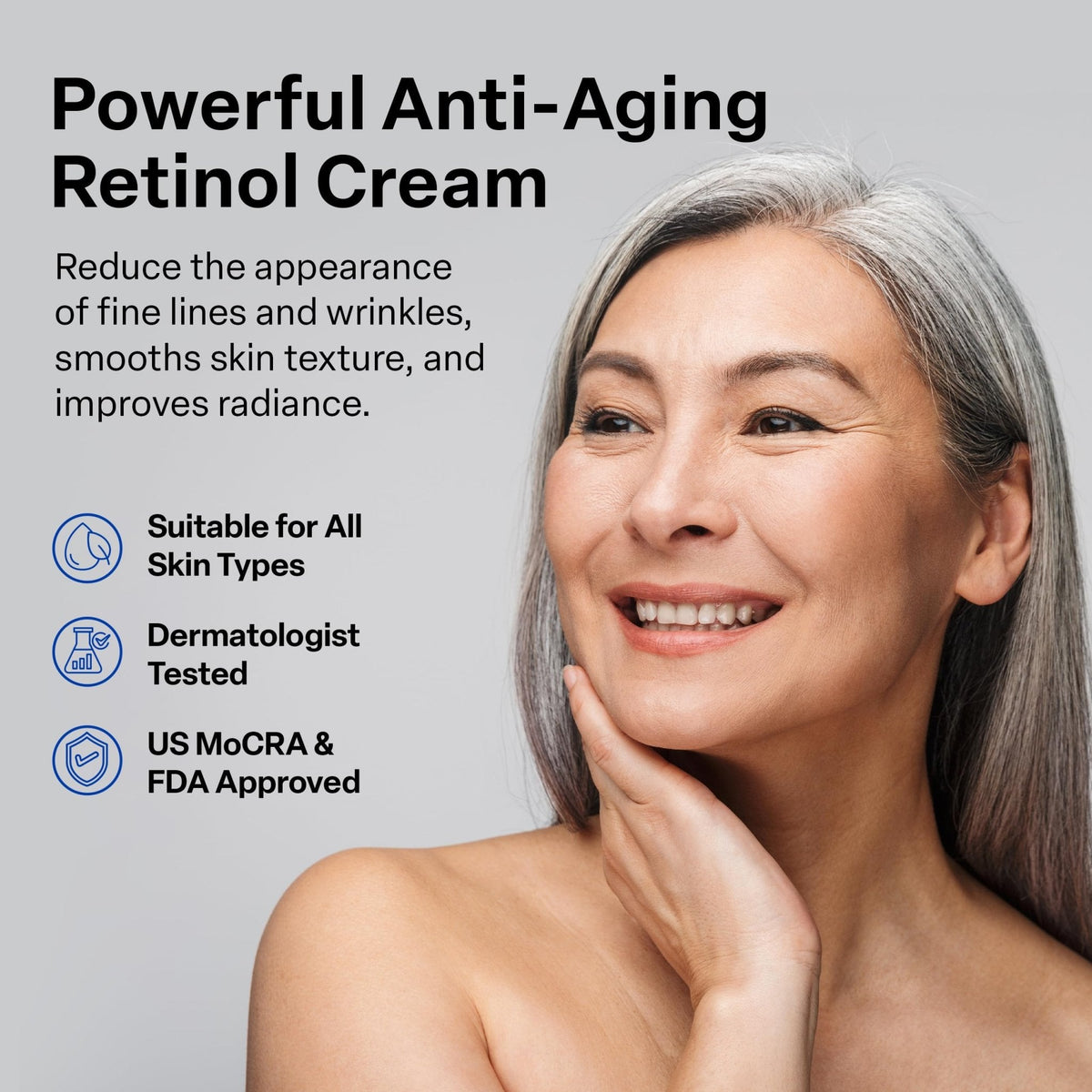 A313 French Pharmacy Vitamin A (Retinoids) Lightweight Face Cream for Anti-Aging, Reduce Wrinkles, Prevents Acne Breakouts - Maple Wellness Supplements