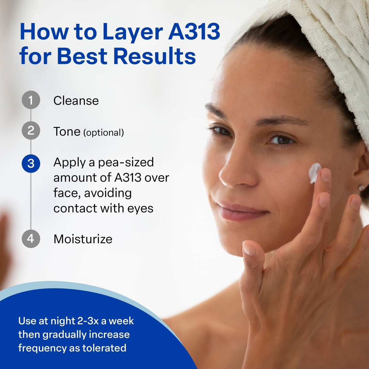 A313 French Pharmacy Vitamin A (Retinoids) Lightweight Face Cream for Anti-Aging, Reduce Wrinkles, Prevents Acne Breakouts - Maple Wellness Supplements