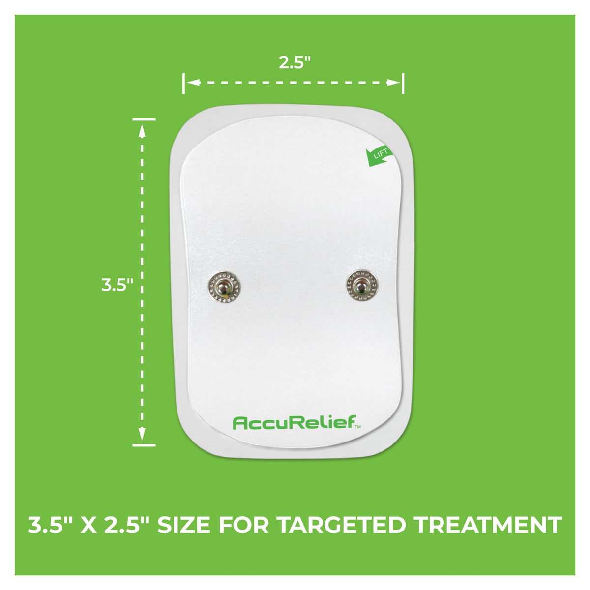 AccuRelief Wireless TENS Electrotherapy Pain Relief System Supply Kit (Packaging May Vary), Works with AccuRelief Wireless Remote Control TENS Device (ACRL-9000), 2 Pair (Pack of 1) - Maple Wellness Supplements