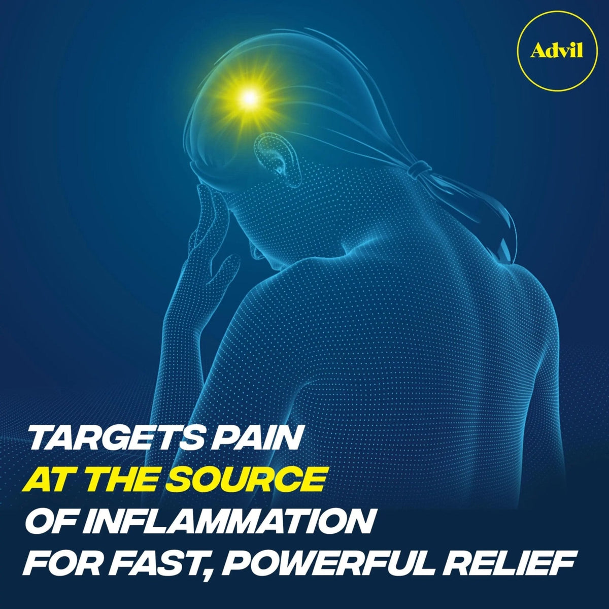 Advil Ibuprofen Coated Caplets Pain Reliever and Fever Reducer 200 Milligram 24Ct - Maple Wellness Supplements