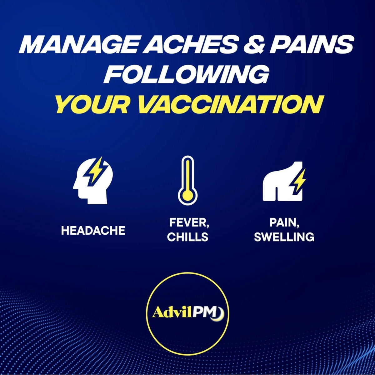Advil PM Pain Reliever and Nighttime Sleep Aid, Pain Medicine with Ibuprofen for Pain Relief and Diphenhydramine Citrate for a Sleep Aid - 80 Coated Caplets - Maple Wellness Supplements