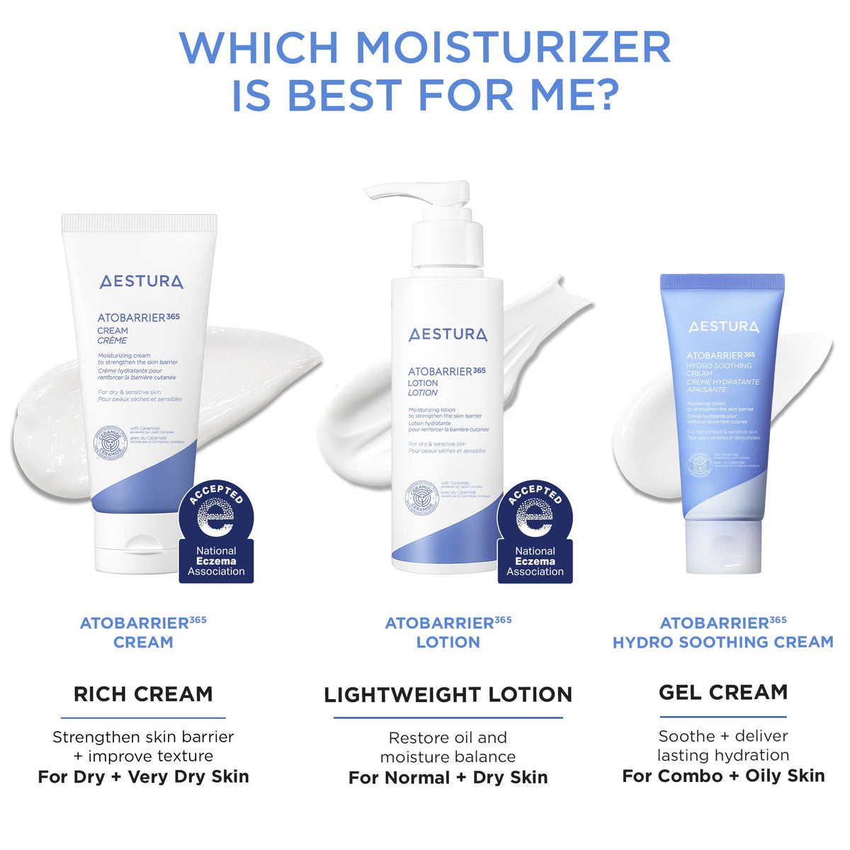 AESTURA ATOBARRIER365 Cream with Ceramides, Korean Face Moisturizer for Barrier Repair | 120H lasting Hydration, Ceramide Capsules - Maple Wellness Supplements