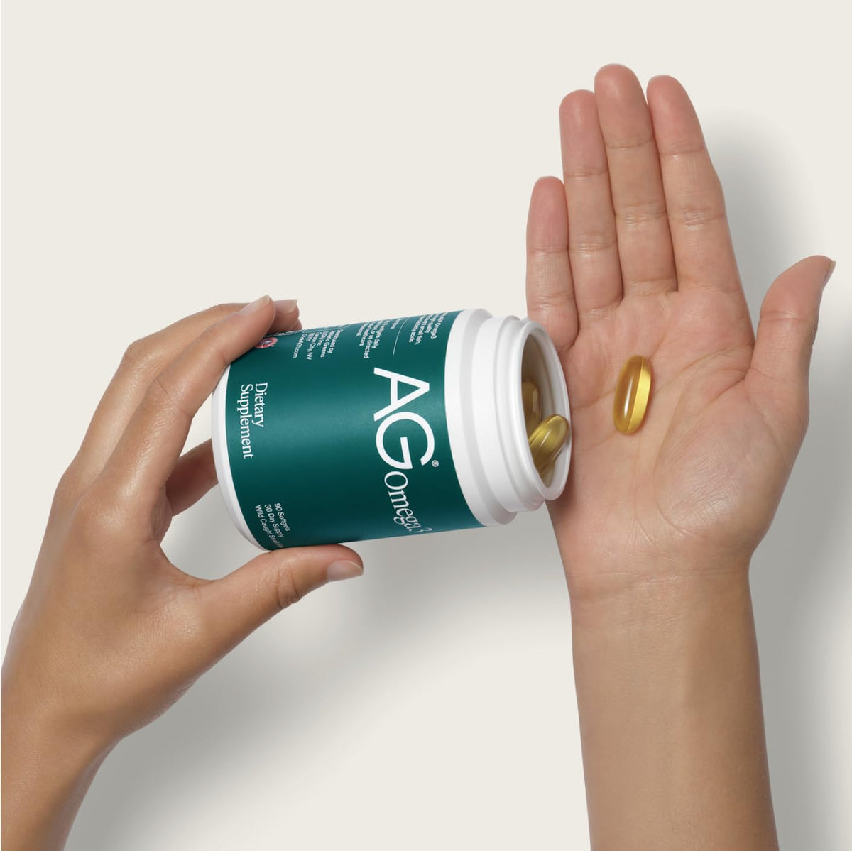 AG1 Omega 3 Fish Oil Softgels – 2000mg EPA & DHA from Wild-Caught Fish, Supports Heart, Brain & Joint Health | 90 Capsules | Athletic Greens Supplement - Maple Wellness Supplements