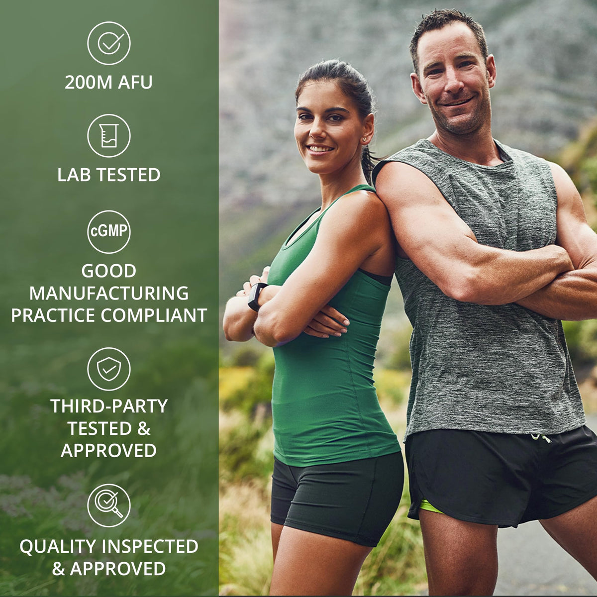 Akkermansia Probiotic to Increase GLP-1 Production. Ultra High Strength Akkermansia Muciniphila Live Strain with Prebiotic Fiber for Gut Health & Microbiome Balance. Delayed Release, 3rd Party Tested - Maple Wellness Supplements