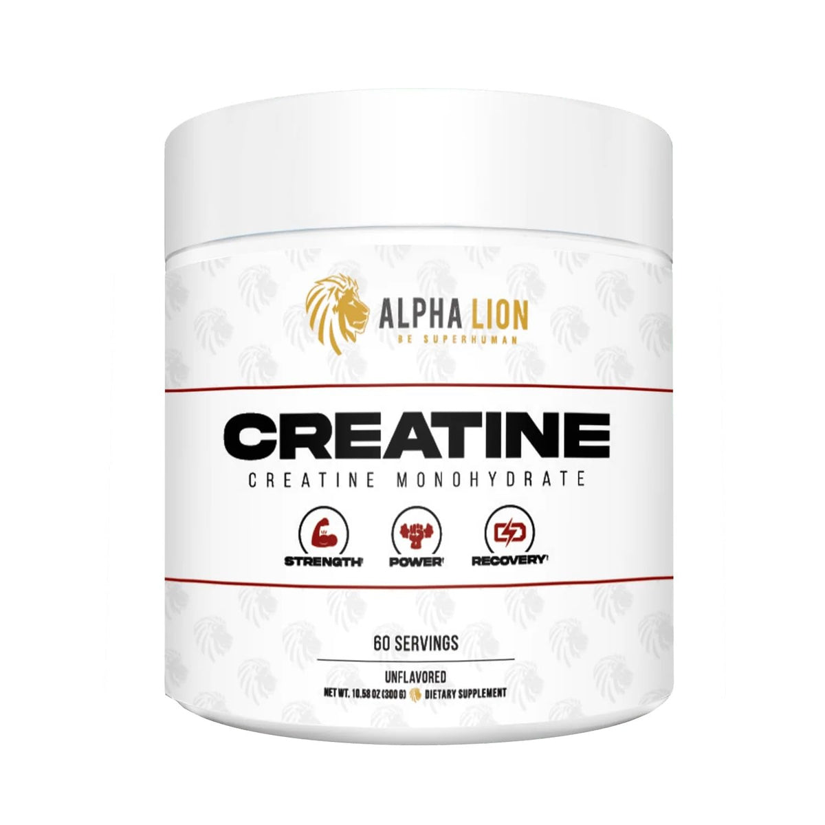 ALPHA LION Creatine Monohydrate Powder, 5000mg Per Serving (5g), Supports Muscle Strength, Power, Athletic Performance, Pure Creatina Monohydrata - Maple Wellness Supplements