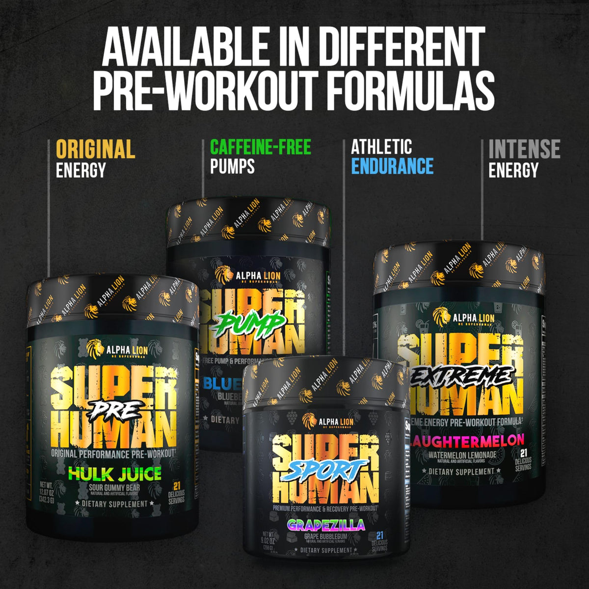 ALPHA LION Superhuman Burn – 2 in 1 Metabolism Booster Pre Workout and Thermogenic Burner for Men – Appetite Suppressant - Maple Wellness Supplements
