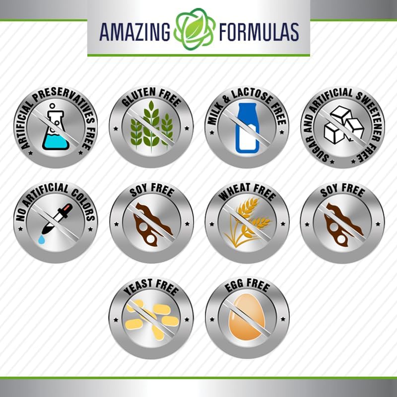 Amazing Formulas Women's One Multivitamin | Food Based | 150 Tablets, 5 Month Supply | Complete Blend of 40 Vitamins, Minerals & Probiotics Supplements | Non-GMO | Gluten-Free | Made in USA - Maple Wellness Supplements
