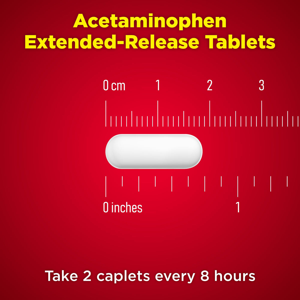 Amazon Basic Care Acetaminophen Extended-Release Tablets, 650 mg, Pain Reliever, Fever Reducer, Arthritis Pain, Headache, Backache, Menstrual Pain, 400 Count - Maple Wellness Supplements