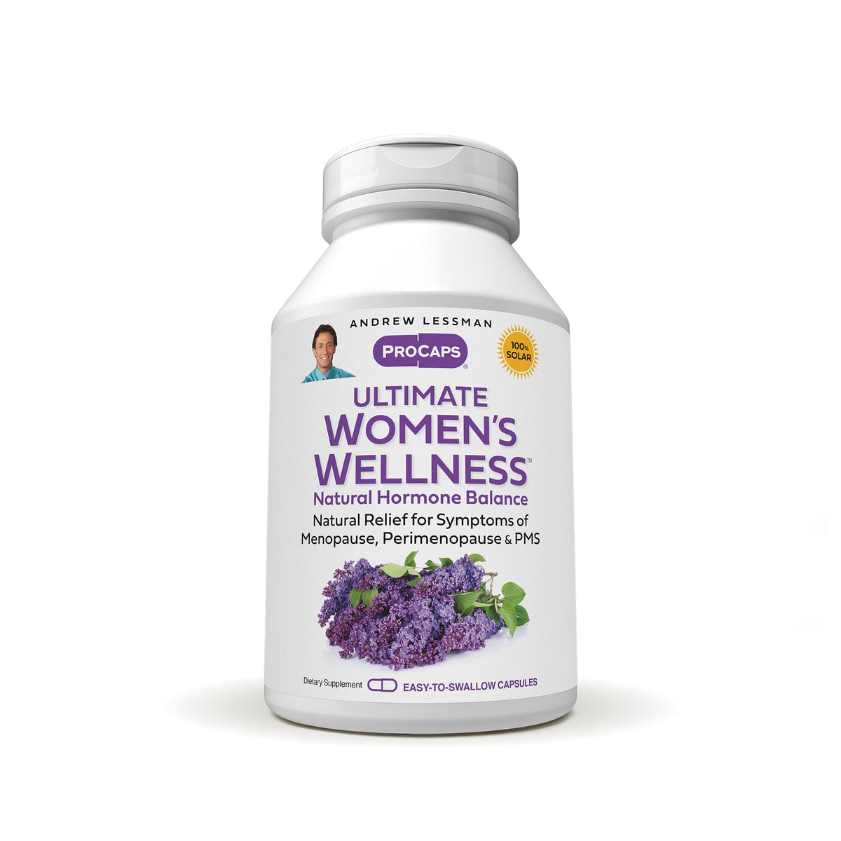 ANDREW LESSMAN Ultimate Women’s Wellness 60 Capsules - Naturally Relieves Menopause Symptoms, PMS, Perimenopause with Soy Isoflavones, EGCG, Cranberry, Indole-3-Carbinol. Easy to Swallow Capsules - Maple Wellness Supplements