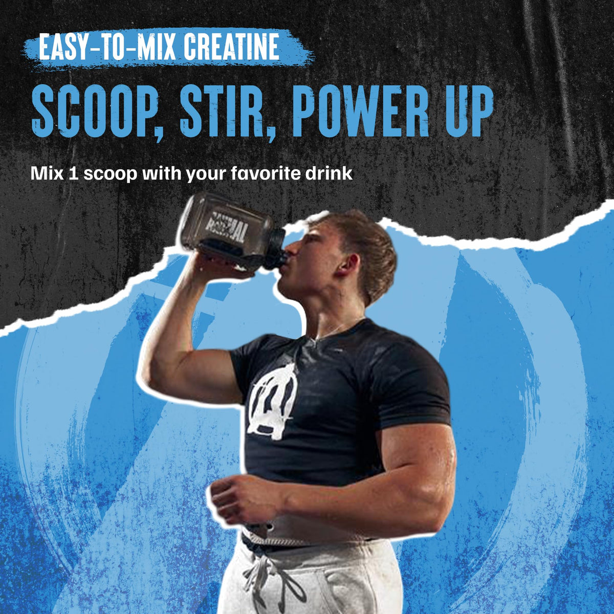 Animal Creatine Monohydrate Powder – Micronized Creatine for Women and Men, Supports Muscle Growth, Strength, Endurance, Recovery and ATP Production, Gym & Workout Supplements - Unflavored, 300g - Maple Wellness Supplements