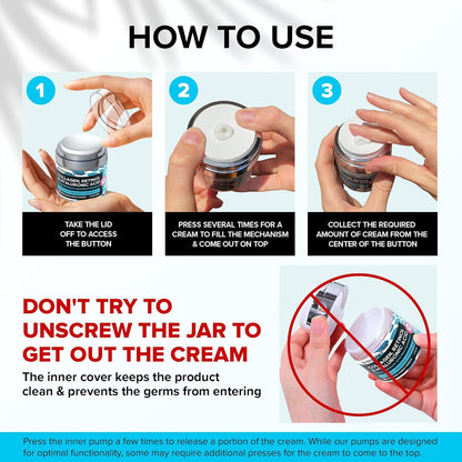 Anti-Aging Face Moisturizer with Retinol, Collagen & Hyaluronic Acid - Made in USA - Moisturizer Face Cream for Women & Men - Firming & Hydrating Neck Cream - Day & Night Skin Care - 1.7 fl oz - Maple Wellness Supplements