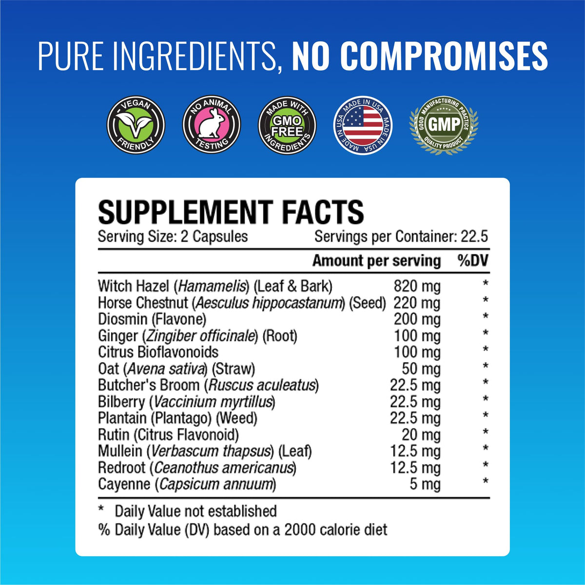 Approved Science Hemovir - Hemorrhoid Support Supplement - Witch Hazel, Horse Chestnut - 45 Capsules - 1 Bottle - Vegan - Maple Wellness Supplements
