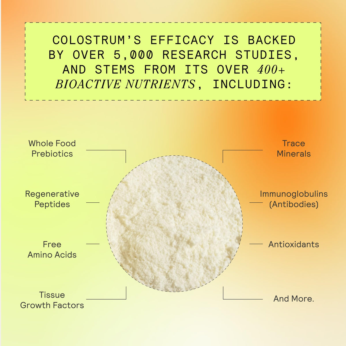 ARMRA Colostrum™ Premium Powder, Grass Fed, Gut Health Bloating Immunity Skin & Hair, Contains 400+ Bioactive Nutrients (Blood Orange, Vine Watermelon, Unflavored Bundle | 180 Servings) - Maple Wellness Supplements