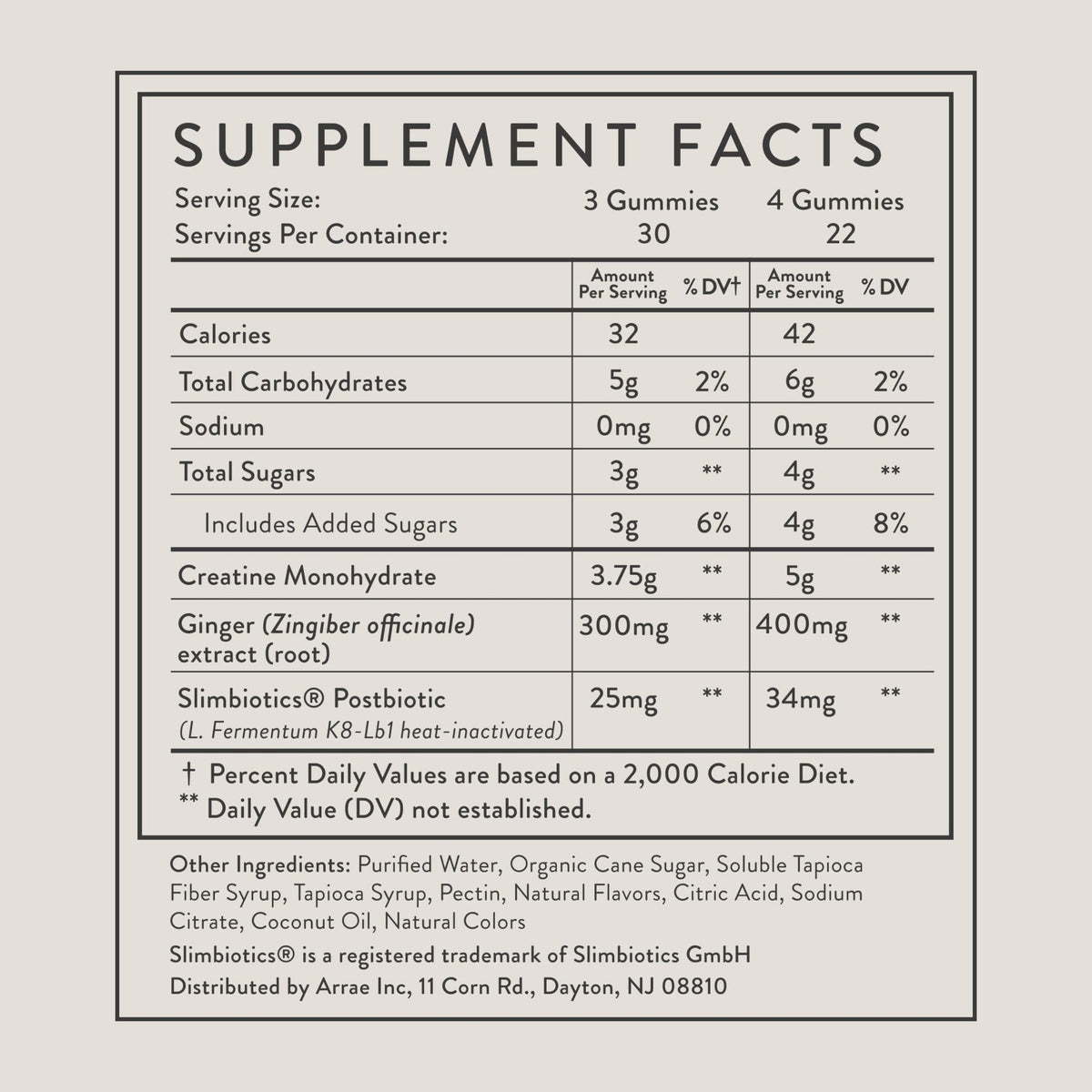 Arrae Tone Gummies – Creatine Monohydrate 5g for Women – Support Lean Muscle, Strength & Recovery – Hormone-Friendly Muscle Toning Supplement - Maple Wellness Supplements