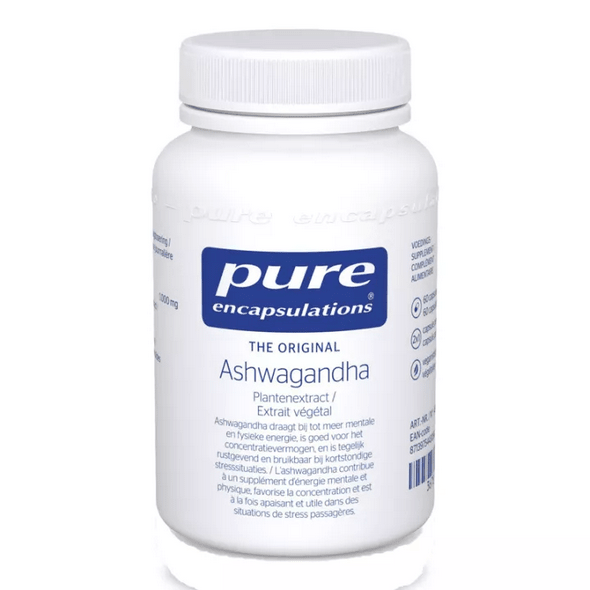 Ashwagandha Pure Encapsulation 60 caps - Maple Wellness Supplements