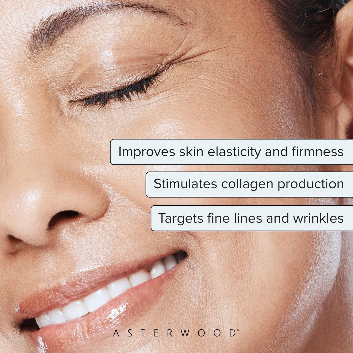 Asterwood Copper Peptides Serum for Face - with GHK-Cu Peptide and Hyaluronic Acid - Anti-Aging Facial Serum - 1 Fl Oz - Maple Wellness Supplements