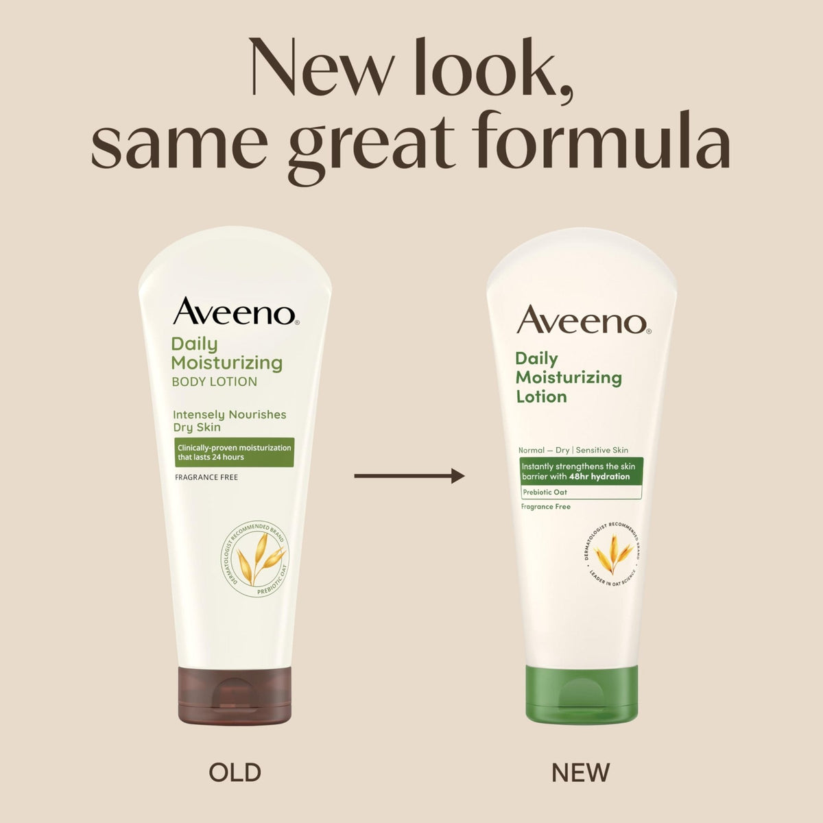 Aveeno Daily Moisturizing Body Lotion, Body Lotion for Dry Skin with Prebiotic Oat, Paraben - Maple Wellness Supplements