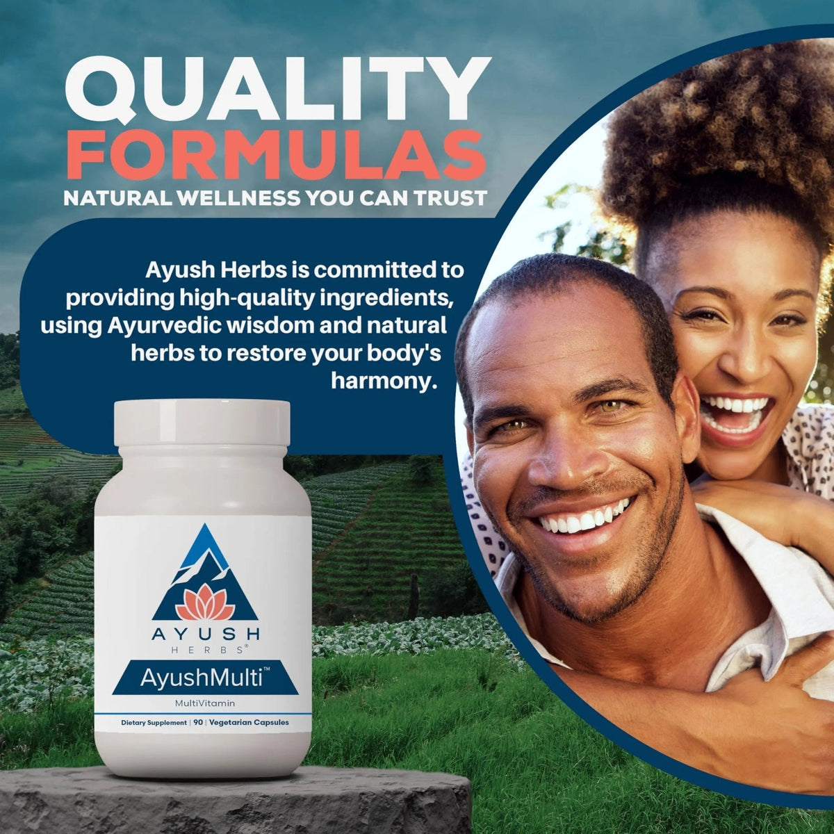 Ayush Herbs Ayush Multi - Multi Vitamin Capsules, Multivitamin with Iodine & Zinc for Men & Women - Maple Wellness Supplements